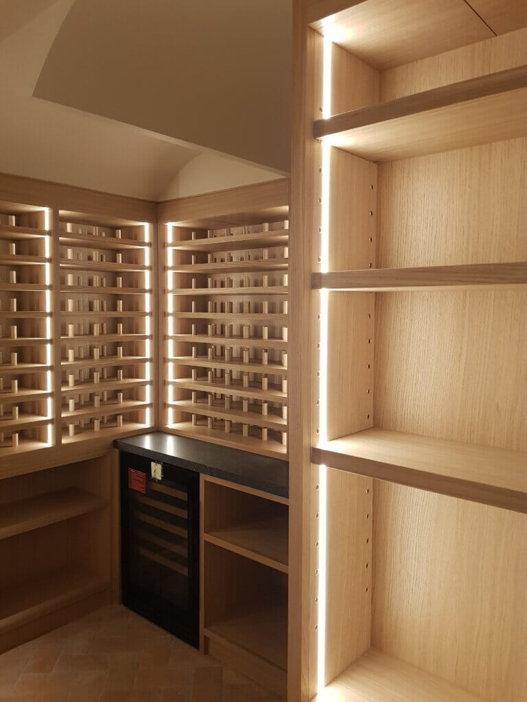 Wine cellar cooling in a Kensington townhouse