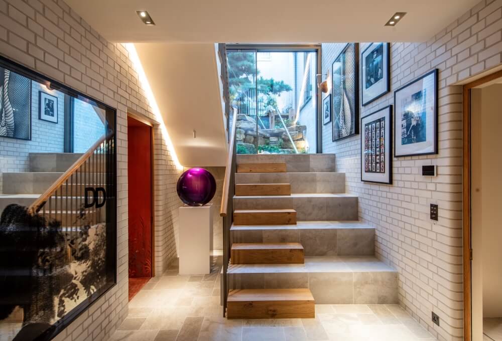 Basement ventilation in a luxury Holland Park townhouse