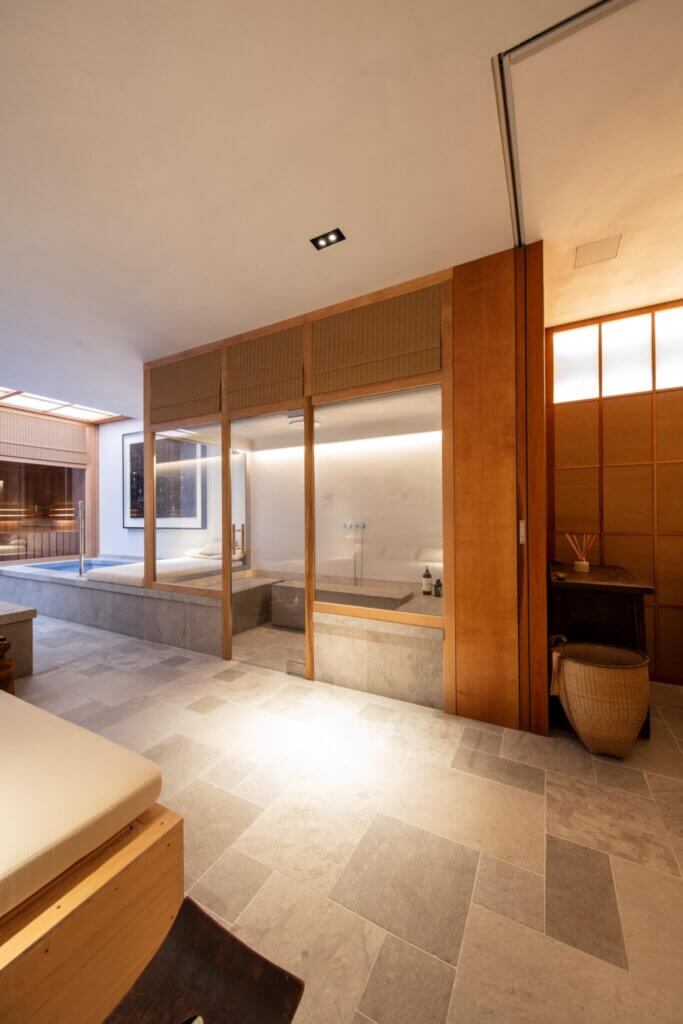 Discreet basement ventilation for pool, sauna, spa room