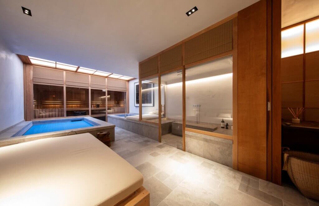Discreet basement ventilation for pool, sauna, spa room