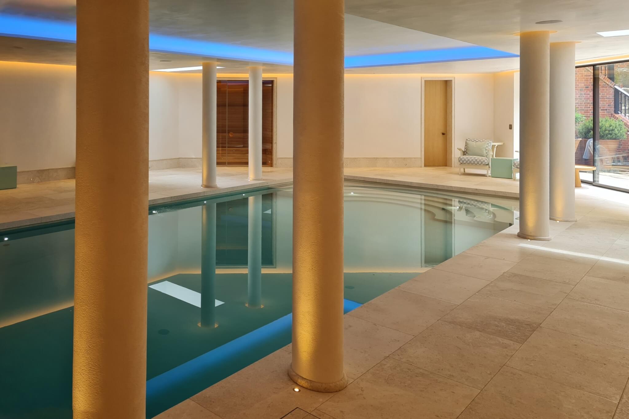 Discreet basement pool ventilation in a luxury Hampstead residence
