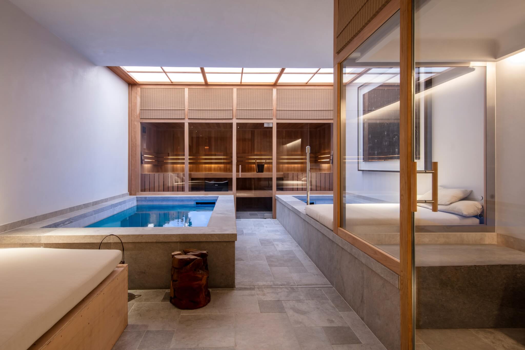 Luxury pool and sauna ventilation in a prime residence in Holland Park