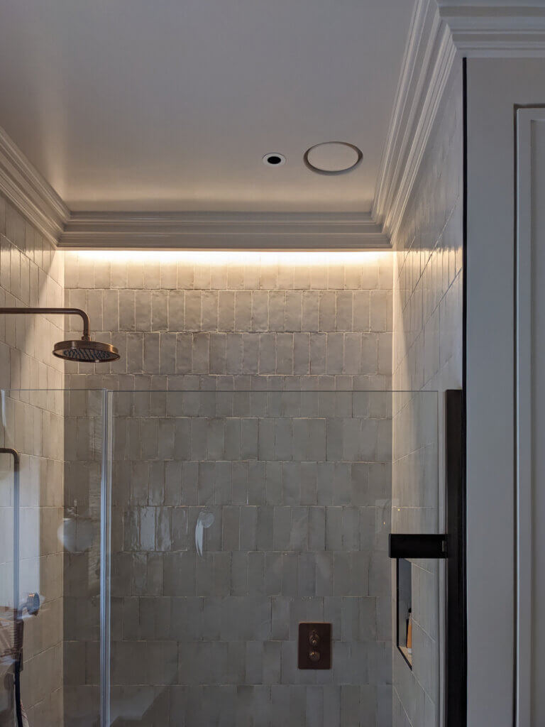 Bathroom ventilation in a luxury residential townhouse in Hampstead